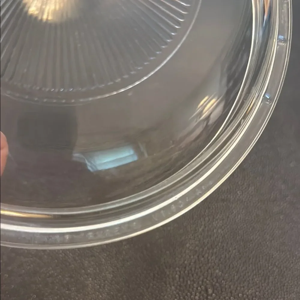 Pyrex Clear Glass Lid with knob 17 V1.5C A